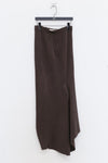 Marc le bihan long net eye skirt 2752 Terre